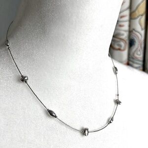 Silpada - Simple Silver Smooth Bead Necklace